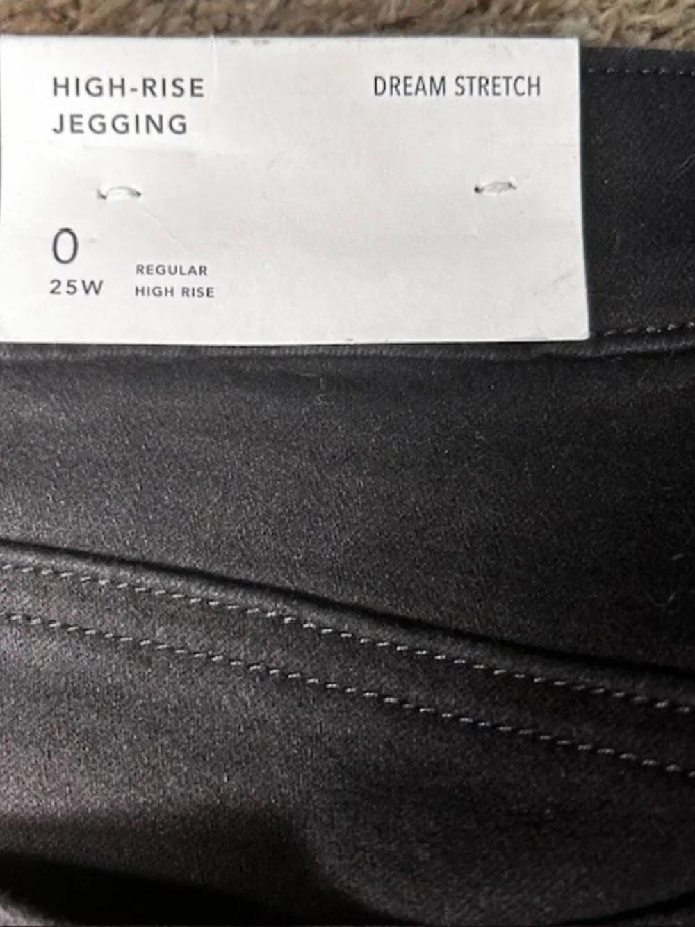 American Eagle Dream Stretch High Rise Classic Jegging True Black Size 0/25W NWT - Picture 9 of 9